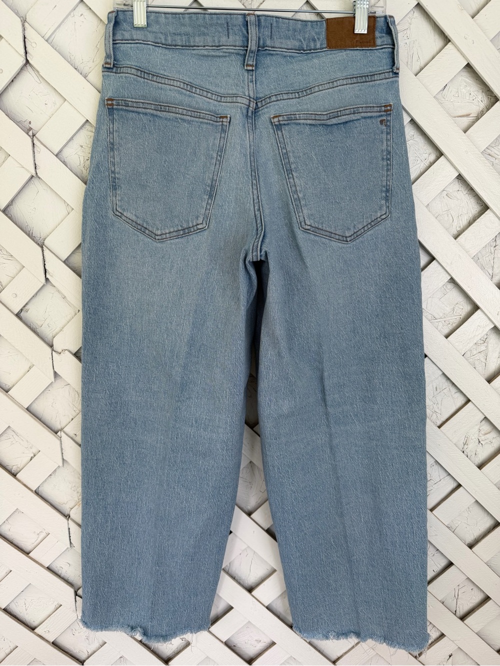 Madewell Curvy Perfect Vintage Wide-Leg Crop Jeans Sz 28, modern retro, coastal - Picture 2 of 10